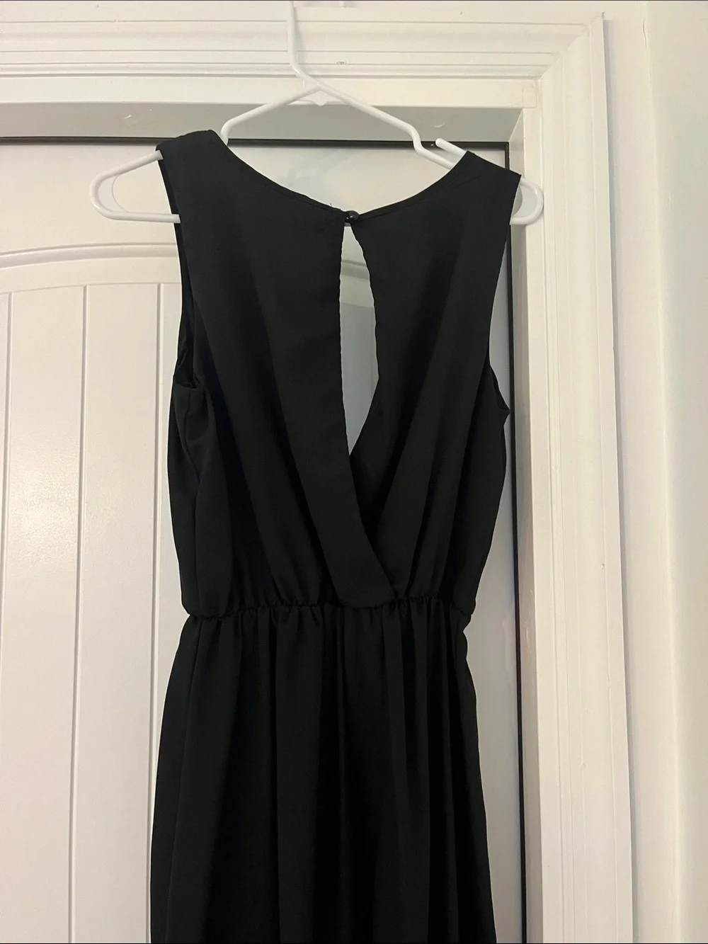 AS WISH Black Wide Leg Jumpsuit Size Medium Like New